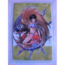 3x3 Eyes lamicard Original Japan Gadget Anime manga Laminated Card Yuzo Takada.
